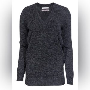 Barrie cashmere sweater tunic with elbow patches